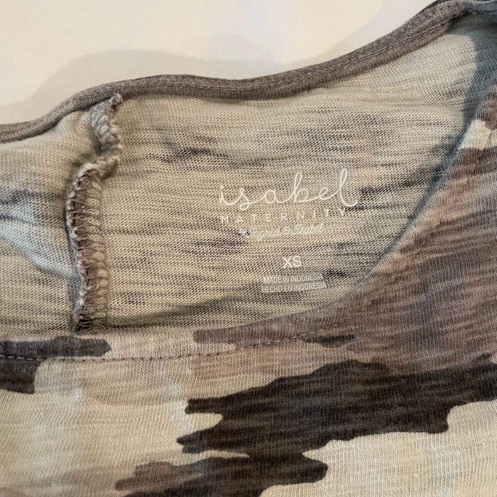 Isabel maternity dress from Target. Camo. Size XS